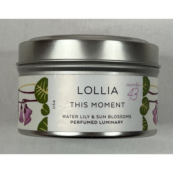 Lollia This Moment Candle Perfumed Luminary New Margot Elena 4 oz - SHIPS FAST - Picture 1 of 5